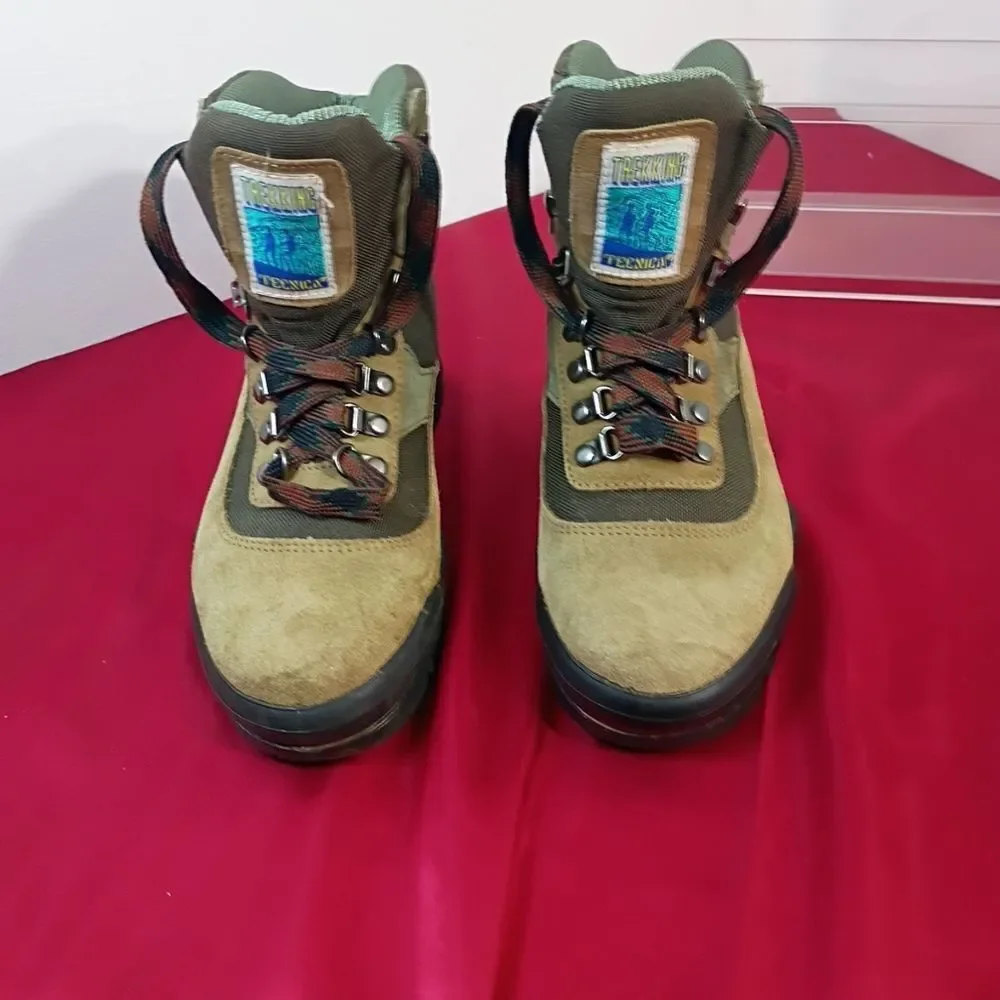 Tecnica Trekking Women's SZ 6.5 Gore Tex Waterproof Hiking Brown Boots